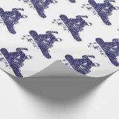 Papier Cadeau Snowboarder capte AIR (Coin)