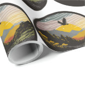 Papier Cadeau Snowdonia (Coin rond)