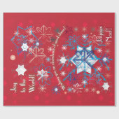 Papier Cadeau Snowflake (Plat)