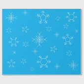 Papier Cadeau Snowflake Wrapping Paper (Plat)