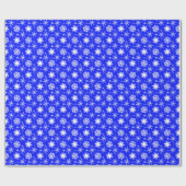 Papier Cadeau Snowflakes Dark Blue (Plat)