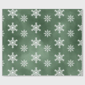 Papier Cadeau Snowflakes Motif Vacances Papier d'enveloppement (Plat)