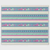 Papier Cadeau Snowflakes & Presents Enveloppement Papier (Plat)