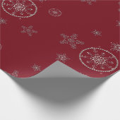 Papier Cadeau Snowflakes Sparkings Parties scintillant moderne N (Coin)