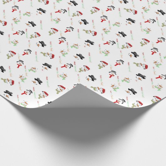 Papier Cadeau Snowman (Coin)