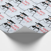 Papier Cadeau Snowman (Coin)