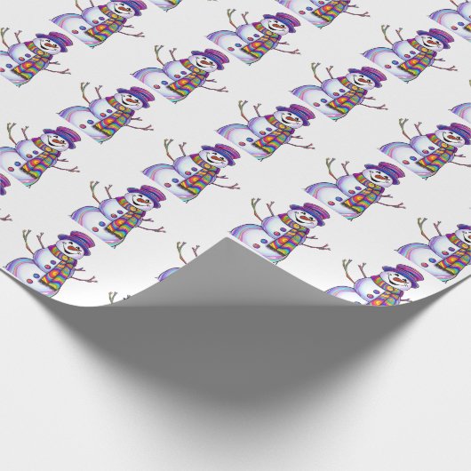 Papier Cadeau Snowman (Coin)