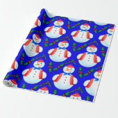 Papier Cadeau Snowman (Déroulé)