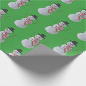 Papier Cadeau Snowman (Coin)