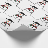 Papier Cadeau Snowman (Coin)
