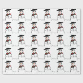 Papier Cadeau Snowman (Plat)