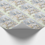 Papier Cadeau Snowman hiver froid (Coin)