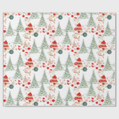 Papier Cadeau Snowy Christmas Wrap (Plat)