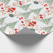 Papier Cadeau Snowy Christmas Wrap (Coin)