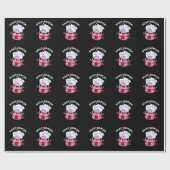 Papier Cadeau Soap-ermaman Drôle savon Maman Pun Dark BG (Plat)