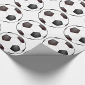 Papier Cadeau Soccer Balls (Coin)