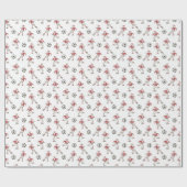 Papier Cadeau Soccer Santa Christmas (Plat)