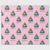 Papier Cadeau Soccer Wrapping Paper Christmas Custom Name Gift (Plat)