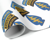 Papier Cadeau SOF SFG SOC des bérets verts SF de groupe de (Coin rond)