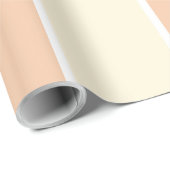 Papier Cadeau Soft Color Vertical Stripe Pattern Design (Coin rond)