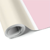 Papier Cadeau Soft Color Vertical Stripe Pattern Design (Coin rond)