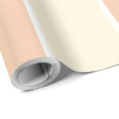 Papier Cadeau Soft Color Vertical Stripe Pattern Design (Coin rond)