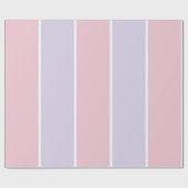 Papier Cadeau Soft Color Vertical Stripe Pattern Design (Plat)