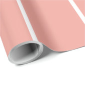 Papier Cadeau Soft Color Vertical Stripe Pattern Design (Coin rond)
