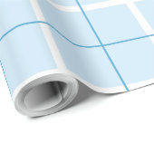 Papier Cadeau Soft Color Vertical Stripe Pattern Point Design (Coin rond)