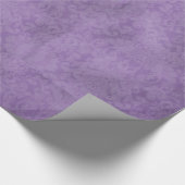 Papier Cadeau Soft Lilac Damask Art gothique Imprimer (Coin)