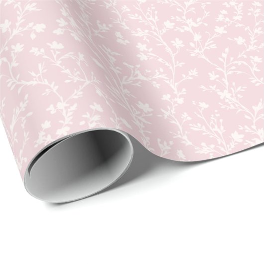 Papier Cadeau Soft Meadow Neutral - Rose Pâle (Coin rond)