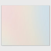 Papier Cadeau Soft Pastel Aesthetic Wrapping Paper (Plat)