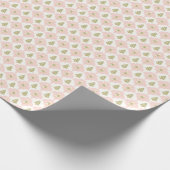 Papier Cadeau Soft Pink Christmas Wrapping Paper Roll (Coin)