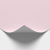 Papier Cadeau Soft Pink Gingham Wrapping Paper (Coin)