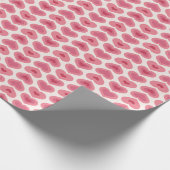 Papier Cadeau Soft Red Hearts Pattern – Romantic Christmas & Val (Coin)
