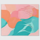 Papier Cadeau Soft Serenity : Pastel Abstracts (Plat)