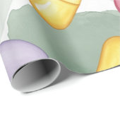 Papier Cadeau Soins de santé et pharmacie Comprimés violets gris (Coin rond)