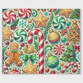 Papier Cadeau Soins Festifs (Plat)