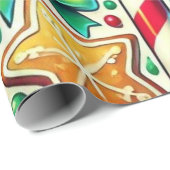Papier Cadeau Soins Festifs (Coin rond)