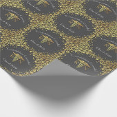 Papier Cadeau Soins infirmiers École de Graduation Party Gris Or (Coin)