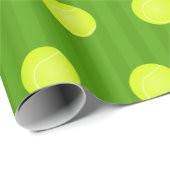 Papier Cadeau Soirée à thème de tennis (Coin rond)
