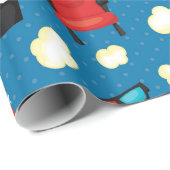 Papier Cadeau Soirée cinéma (Coin rond)