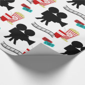 Papier Cadeau Soirée cinéma (Coin)