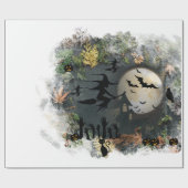 Papier Cadeau Soirée de Witch (Plat)