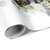 Papier Cadeau Soirée de Witch (Coin rond)