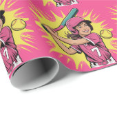 Papier Cadeau Soirée pour filles (Coin rond)