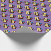 Papier Cadeau soixante-cinquième Gâteau d'anniversaire avec des (Coin)