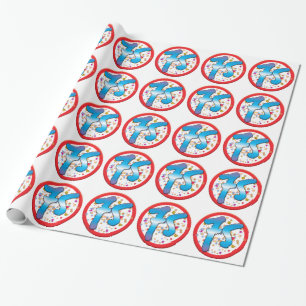 Papier Cadeau soixante-quinzième Anniversaire