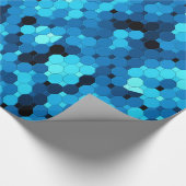 Papier Cadeau Sol en bleu... (Coin)