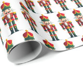 Papier Cadeau Soldat Casse-Noisette (Coin rond)